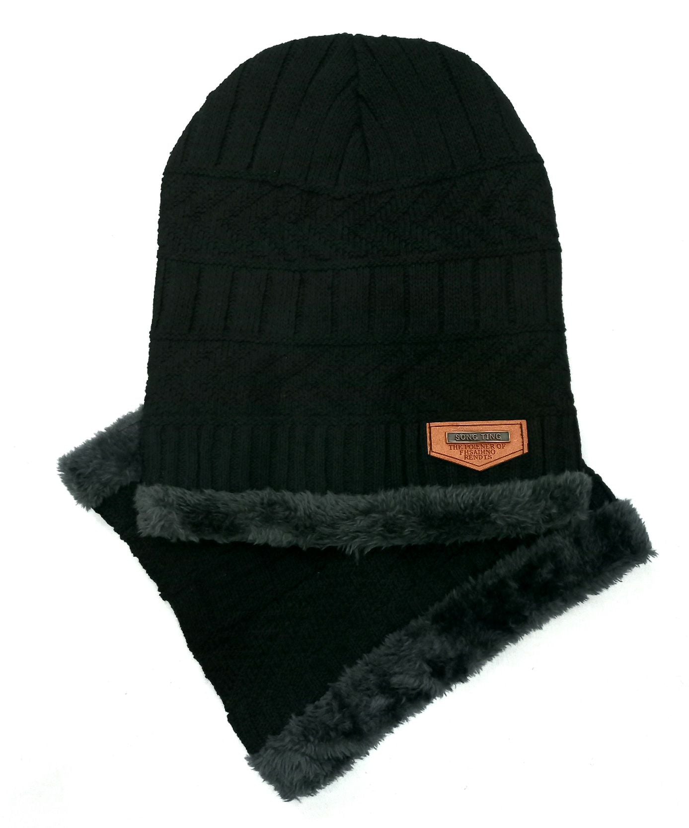 Winter Cap for Men & Women | Full Face Cover with Neck Warmer โ 2-Piece Set for Bike Riders