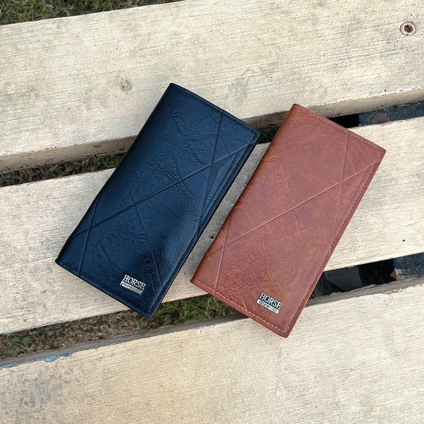 Imported Long Trifold Wallet For Cash & Cards