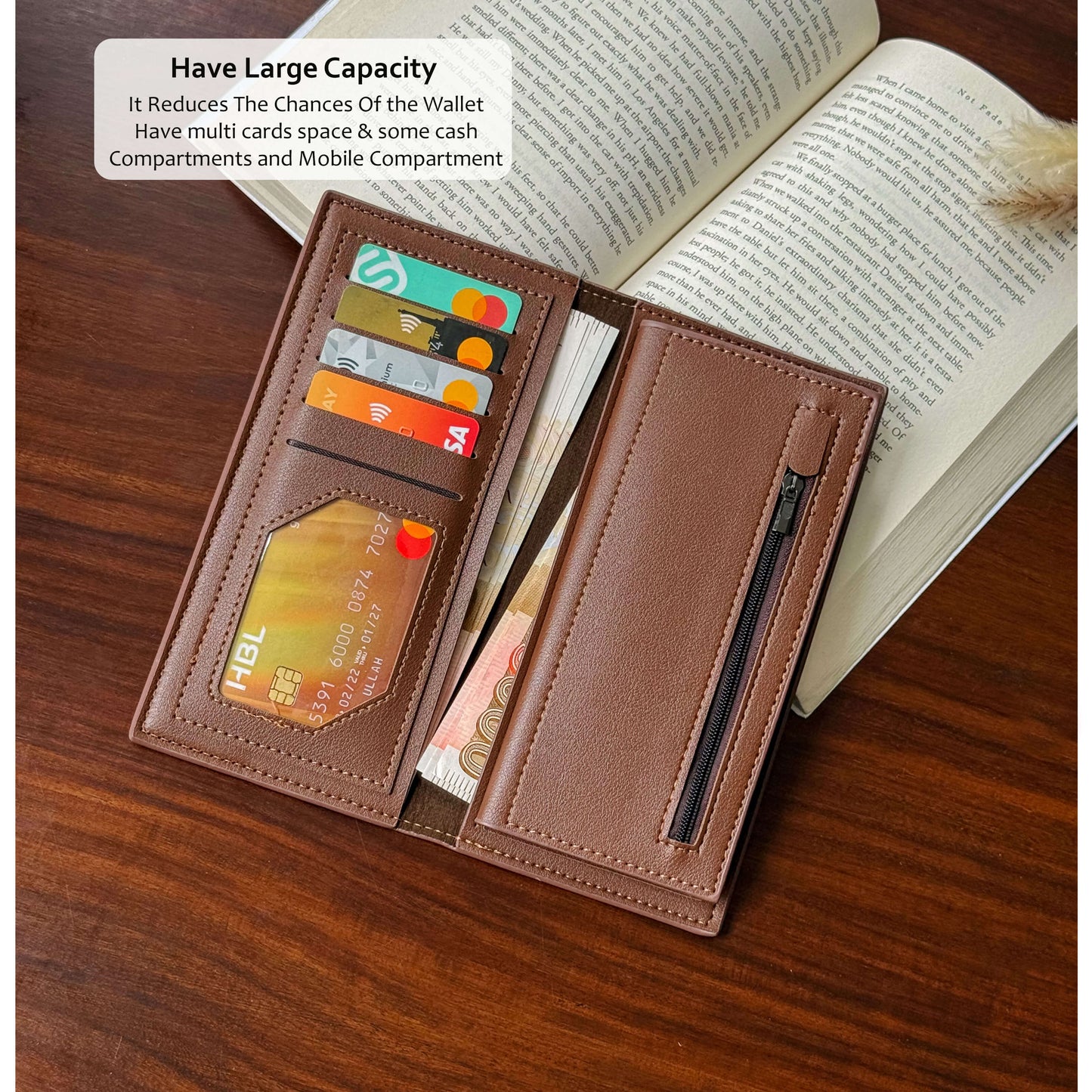 Prestige Leather Wallet ( Imported )