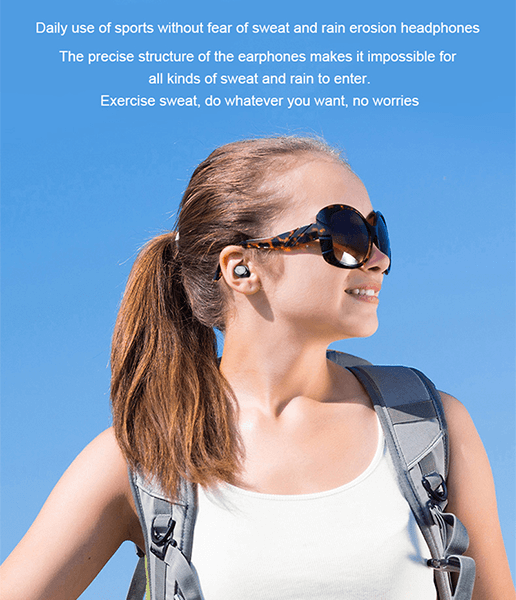 Mini Wireless Earbuds(F9 With 2000mAh Charging Case)