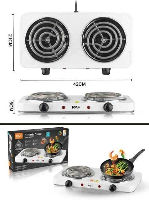 Double Electric Stove – Dual Burner Portable Cooking Plate