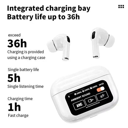 ANC Wireless Earbuds (With Smart Screen Display).