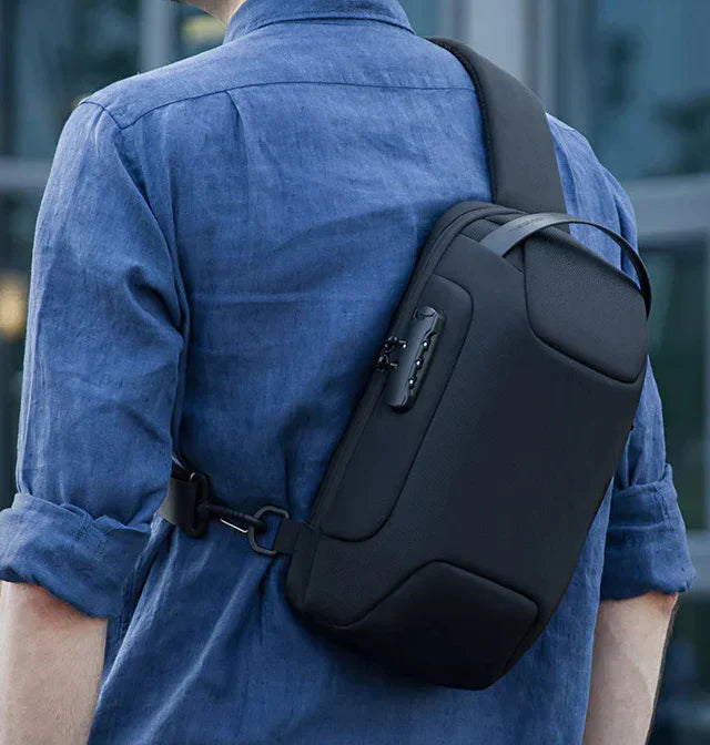 MetroEdge Chest Bag - Odyssey Sling Bag - Black