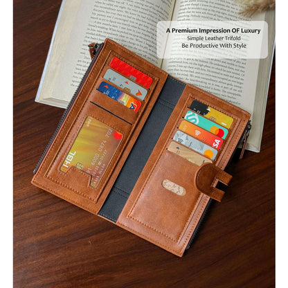 Imperial Zip Leather Wallet