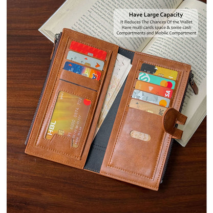 Imperial Zip Leather Wallet