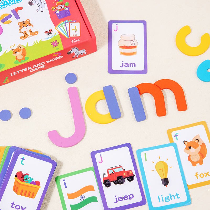 Wooden Letter Word Learning Game