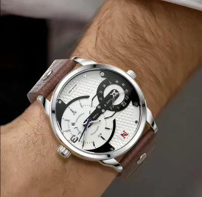 New-Ns Wristwatche Dual Time For Men N928