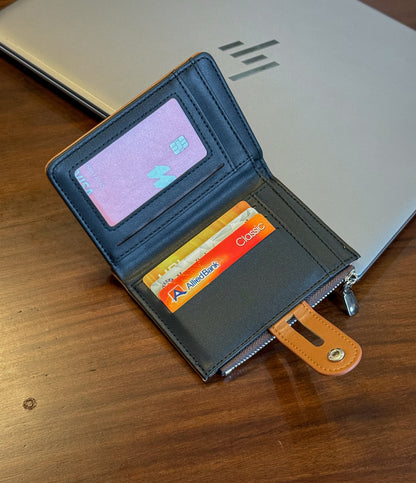 Crafted Imported Zipper Wallet