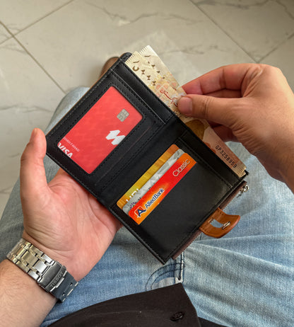 Crafted Imported Zipper Wallet