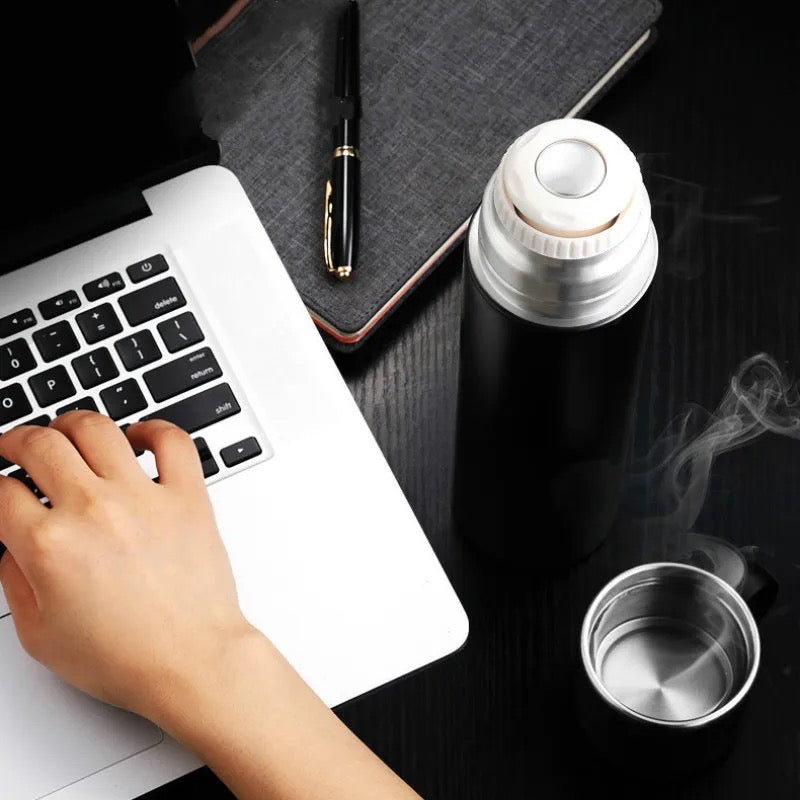 Stainless Steel Vacuum Flask Hot & Cold Thermos Bottle