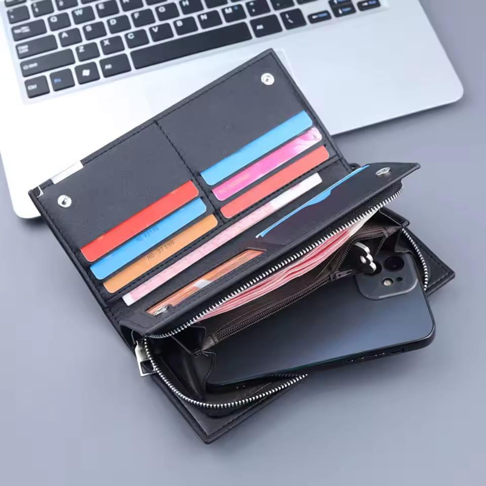PU Long Leather Wallet