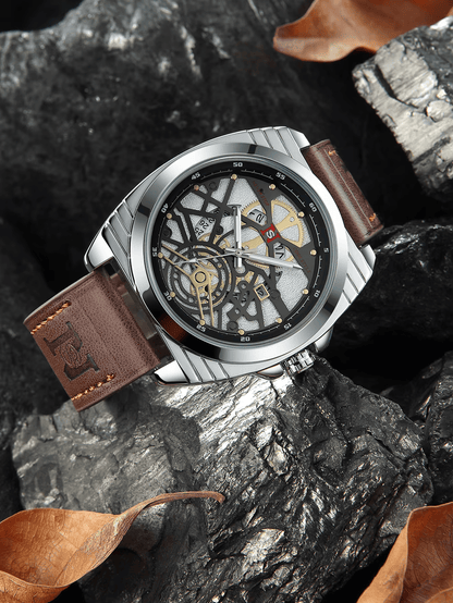 NS Luxury Calendar Quartz Watch (N927)