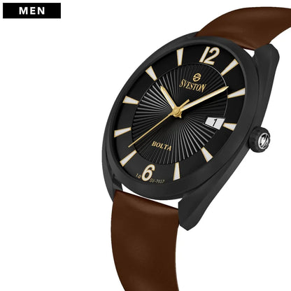 SVESTON BOLTA GENTS LEATHER WATCH