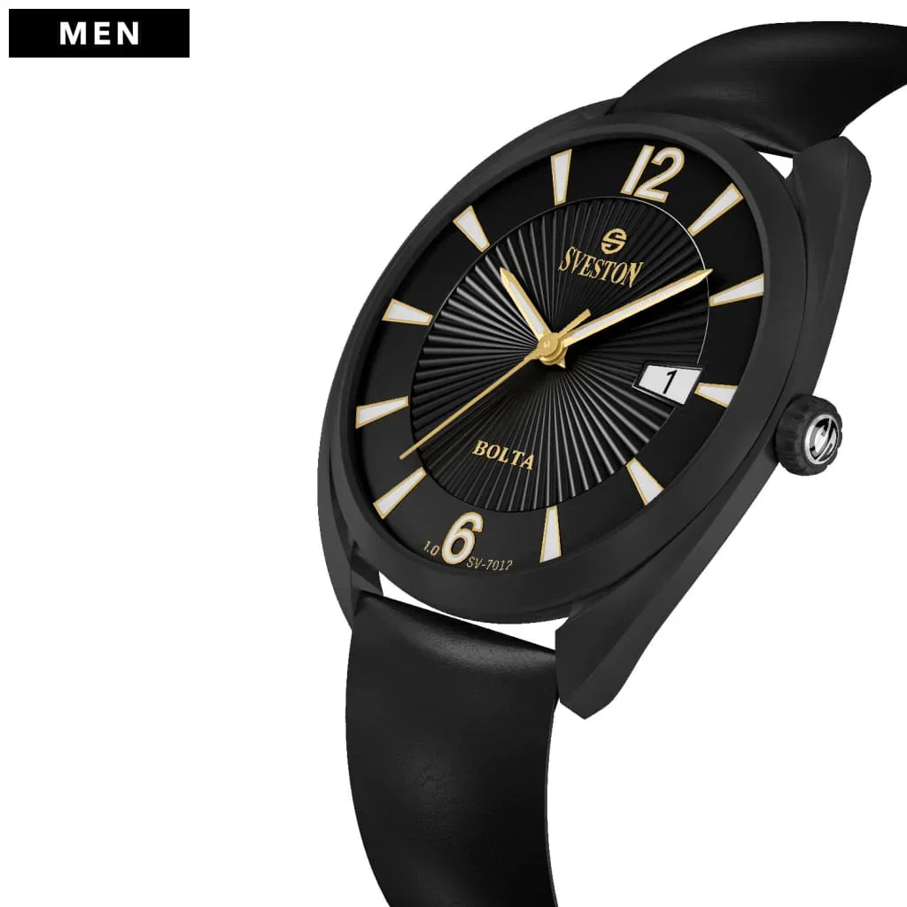 SVESTON BOLTA GENTS LEATHER WATCH