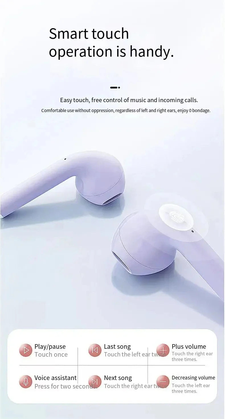 High-Tech Bluetooth Ear Pods (AT12 Plus)