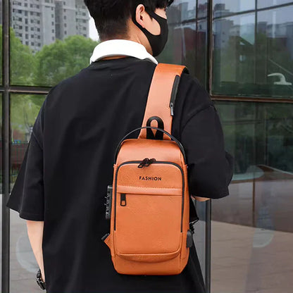 Fashion Leather Men's Shoulder Bags