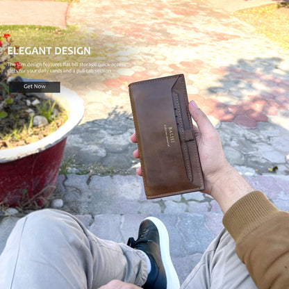 New Balisi Imported long Leather Wallet