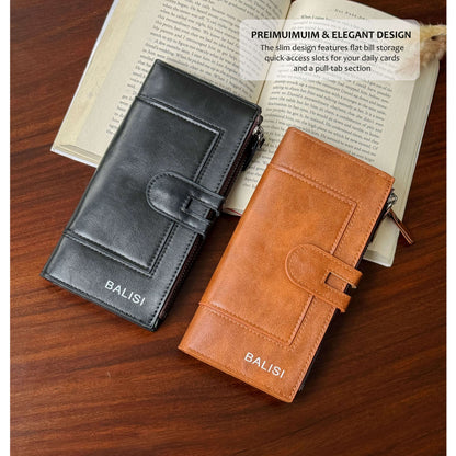 Imperial Zip Leather Wallet