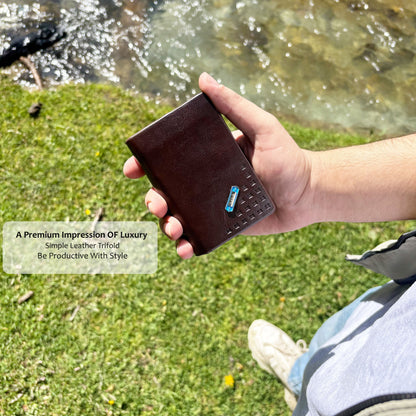 New Imported Trifold Leather Wallet