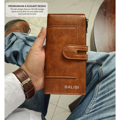 Imperial Zip Leather Wallet