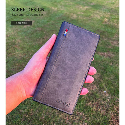 Bibosi Branded Imported Leather Wallet (Buy 1 Get 1 Free)