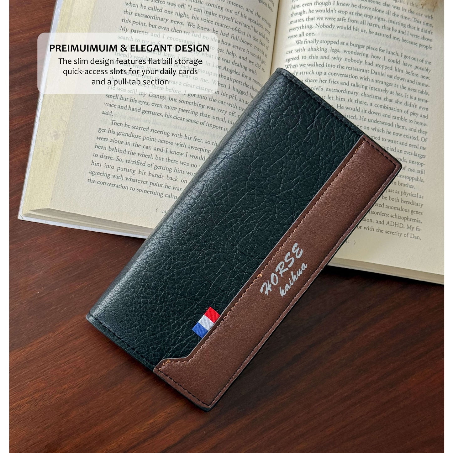 Prestige Leather Wallet ( Imported )