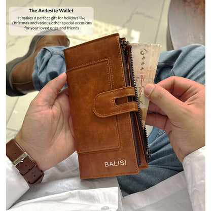 Imperial Zip Leather Wallet