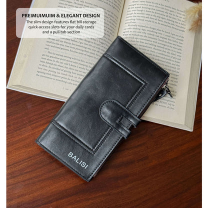 Imperial Zip Leather Wallet