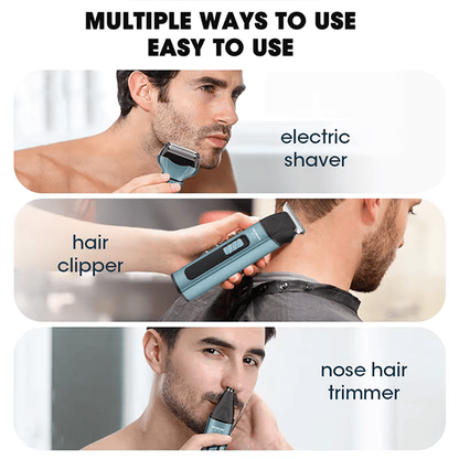 Kemei 3 in 1 Rechargeable Shaver Multi Functional Beard Shaving Machine Multi Purpose Razor