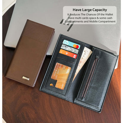 Elite Long Leather Wallet (Imported)