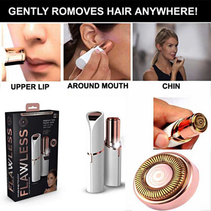Flawless Painless Facial Hair Remover for Women