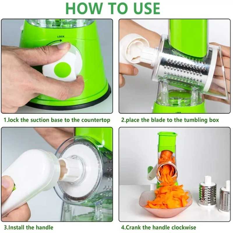 Multifunctional Manual Slicer Vegetable Chopper Shredder Vegetable Grater