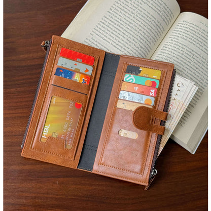 Imperial Zip Leather Wallet