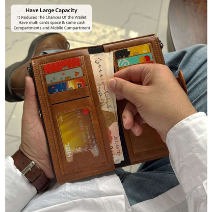 Imperial Zip Leather Wallet