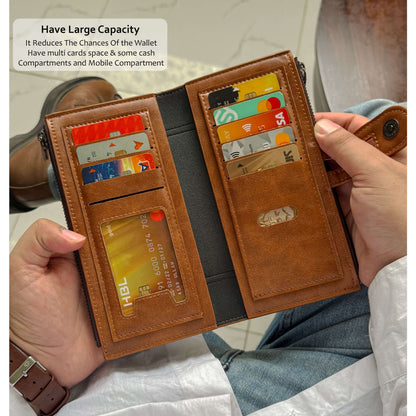 Imperial Zip Leather Wallet