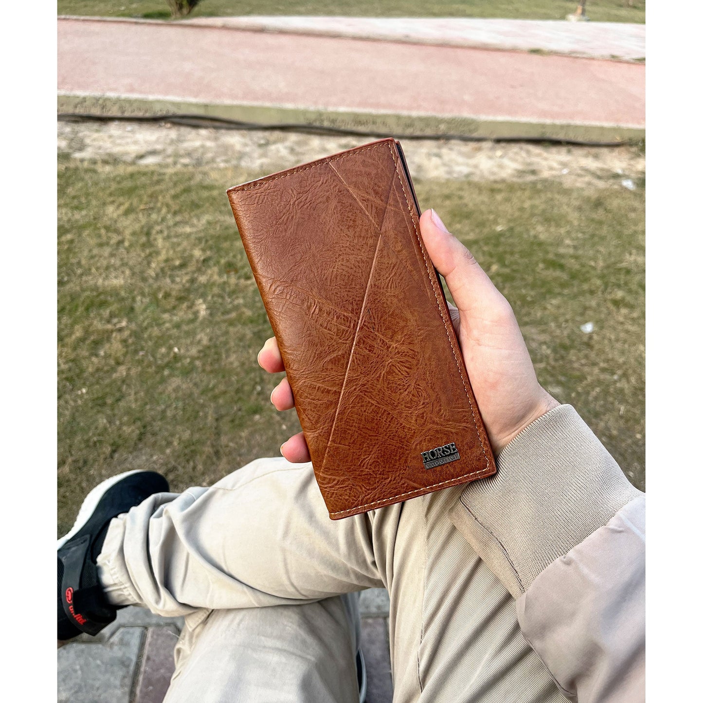 Imported Long Trifold Wallet For Cash & Cards
