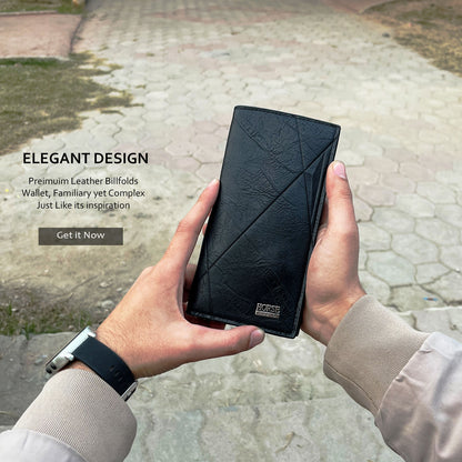 Imported Long Trifold Wallet For Cash & Cards
