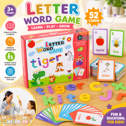 Wooden Letter Word Learning Game
