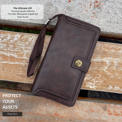 New Fashion Brand Business Leather Wallet