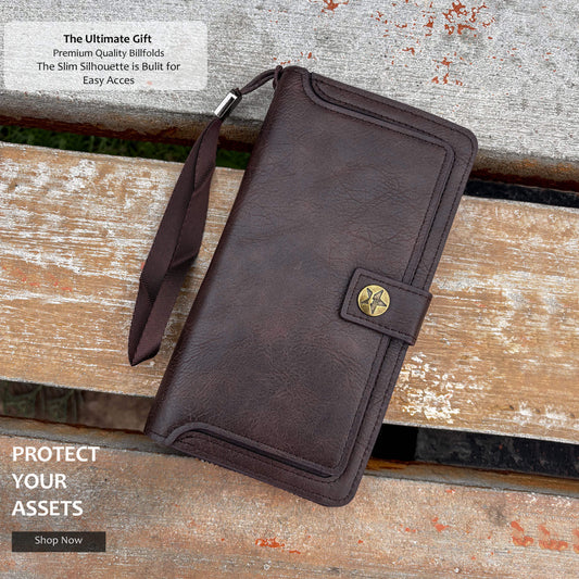 New Fashion Brand Business Leather Wallet