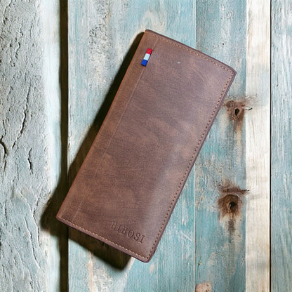 Bibosi Branded Imported Leather Wallet (Buy 1 Get 1 Free)