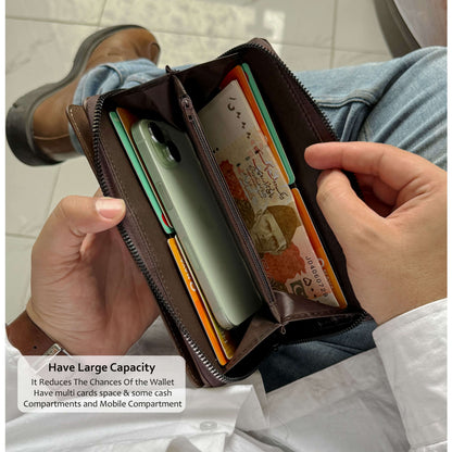 Royal Buckle Leather Wallet