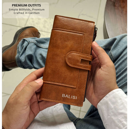 Imperial Zip Leather Wallet
